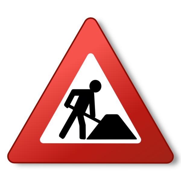 Fichier:Warning red construction.png
